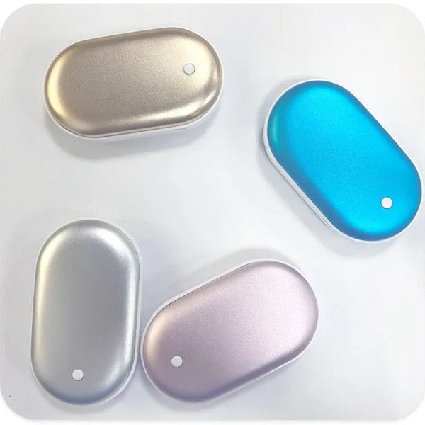 Portable Double-Sided Hand Warmers Mini Mobile Power Bank