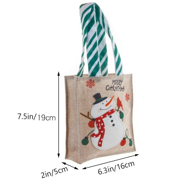 Burlap Tote Bag