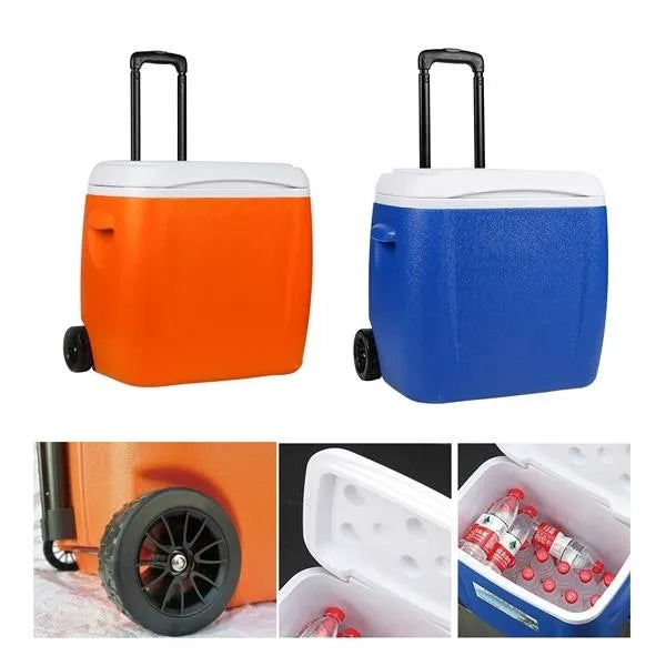 30-Quart Leakproof Wheeled Hard Cooler