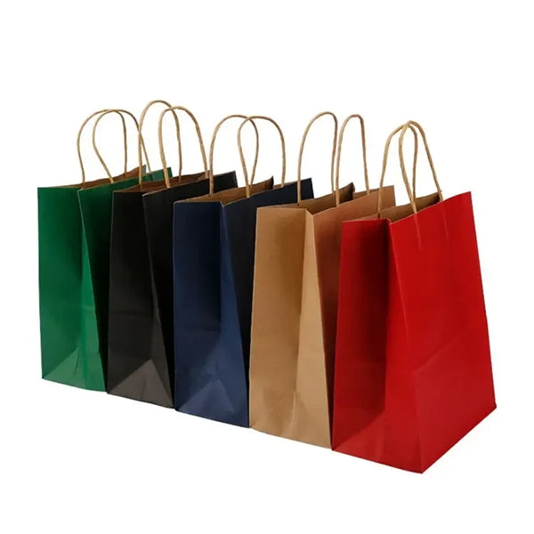 Imprited Kraft Paper Shopper Bag