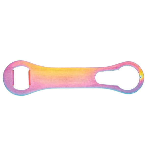 Titanium Dog Bone Bottle Opener w/Pour Spout Remover