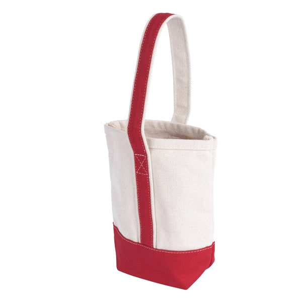 Canvas Deux Wine Bottle Tote Bag