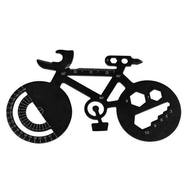 7-in-1 Multi-functional EDC Tool Card Bicycle Shaped