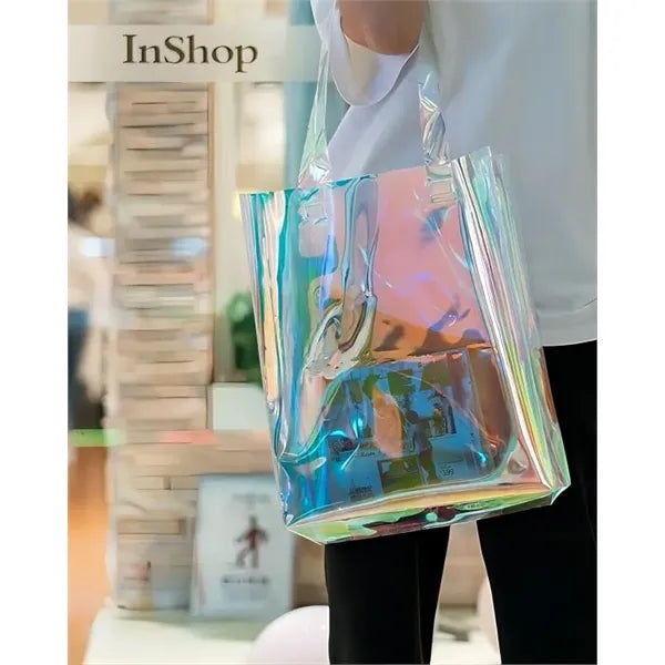Clear Holographic Tote Bag