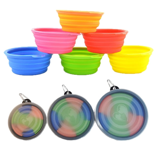Collapsible Silicone Pet Bowl 22 Oz