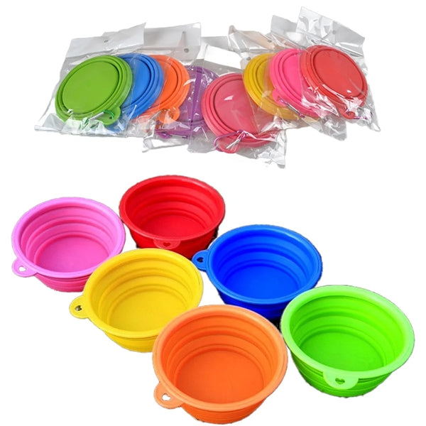 Big Collapsible Silicone Pet Bowl 34 Oz