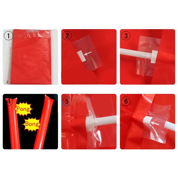 Inflatable Cheering Up Thunder Stick Pairs