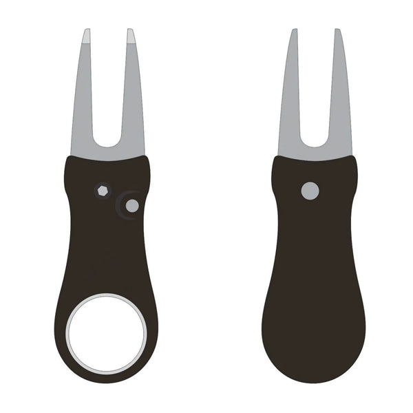 Metal Golf Divot Tool w/ Magnetic Ball Marker