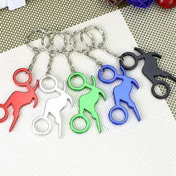 Motorcycle Shape Bottle Opener Keychains