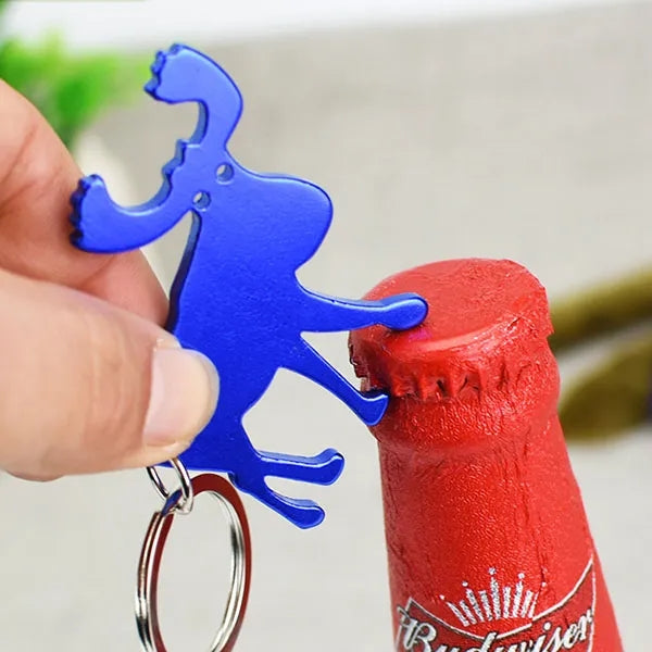 Moose Shape Bottle Opener Keychains