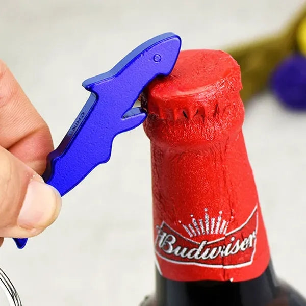 Aluminum Shark Shape Keychains