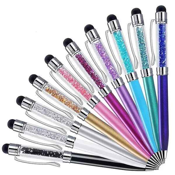 Crystal Ballpoint Stylus Pens For Touch Screens