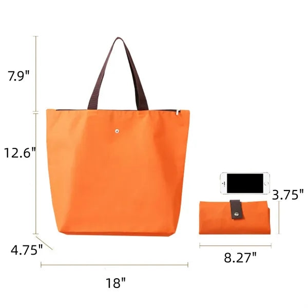 Folding Oxford Cloth Waterproof Shopping Bag