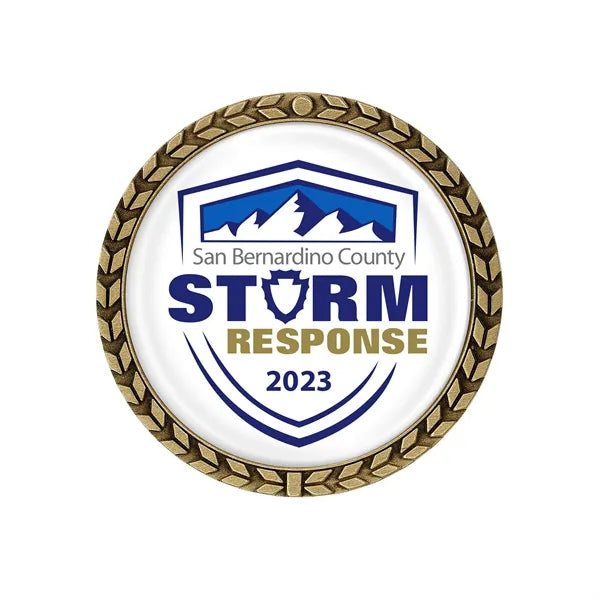 Speed Challenge Coin with Full Color Imprint