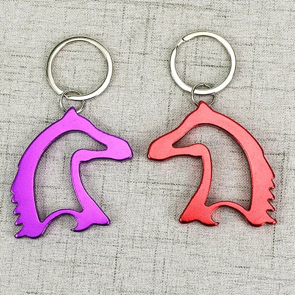 Horse Head Key Chain With Bottle Opener