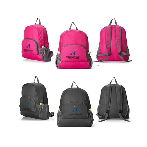 Polyester Backpack Folding Waterproof Camping Hiking Bag