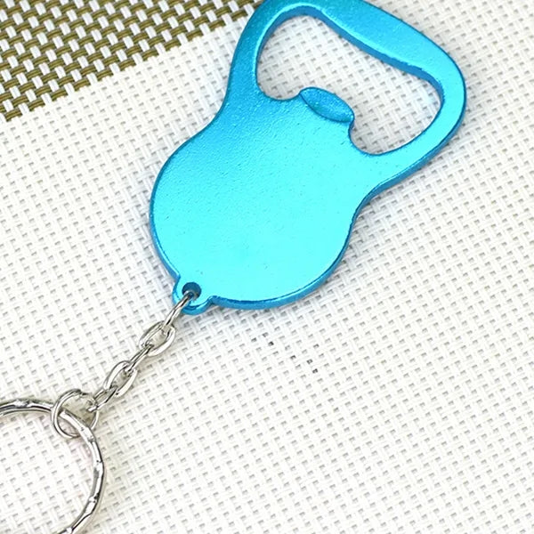 Round Bottle Opener Keychains