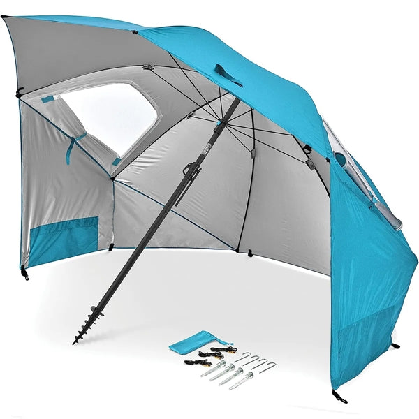 Outdoor Beach Portable Angled Shade Canopy Shelter Umbrella