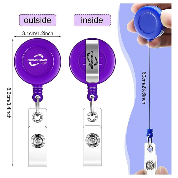 Telescopic Buckle for Easy To Pull Badge Hanging