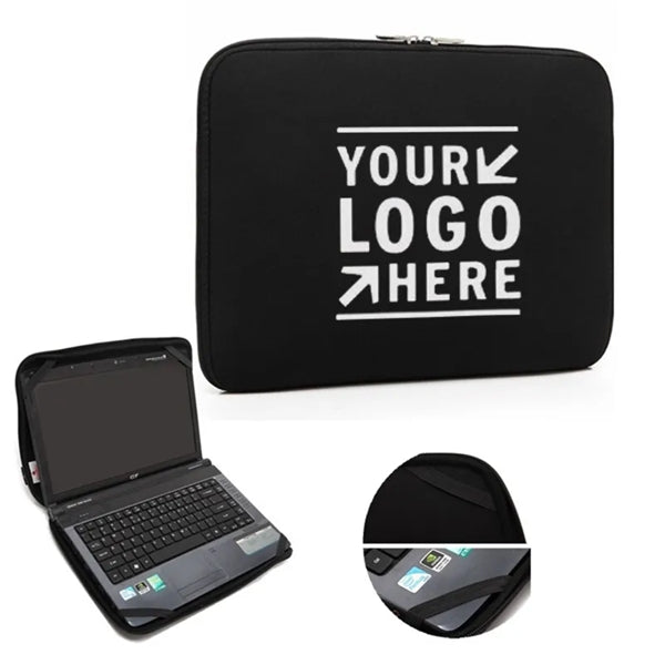 Laptop Bags Sleeve With Full Zip And Elastic Corners