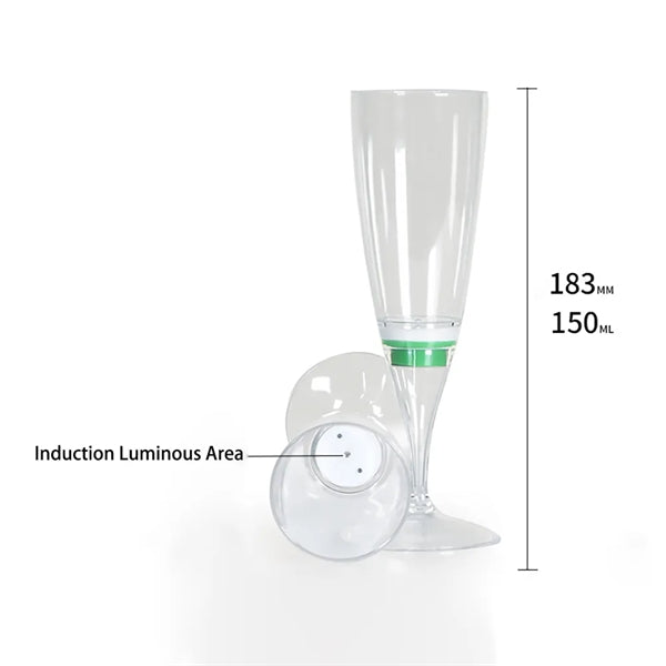 Plastic Lighted Cocktail Glass