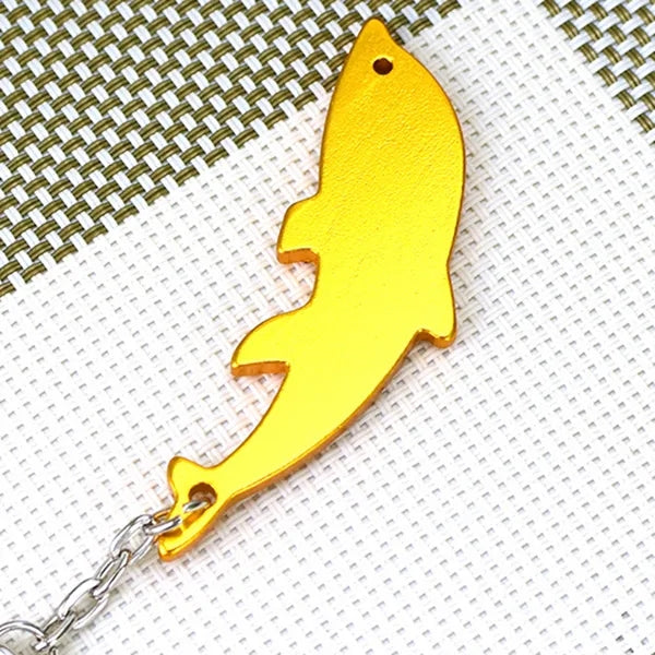 Dolphin Shape Bottle Opener Keychains