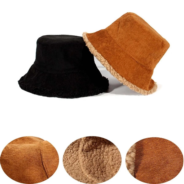 Winter Plush Bucket Hat