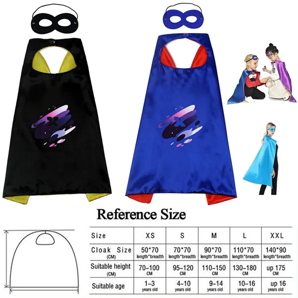 Children's Day cosplay double layer cape cloak