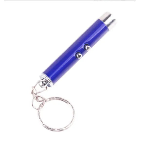 Pet Cat Dog Toys Laser Pointer Pen Mini Keychain