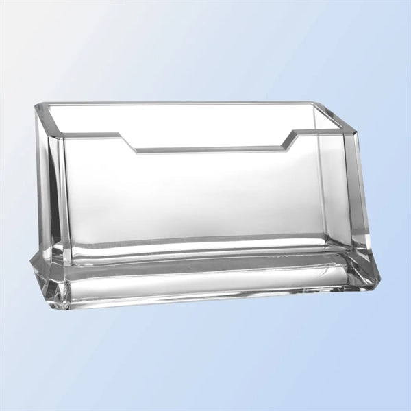 Acrylic Single Tier Business Card Holder
