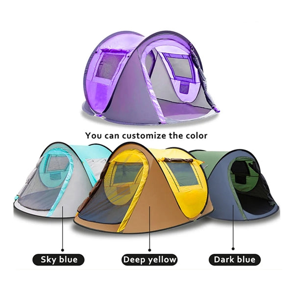 Outdoor Hiking Mountaineering Family Sun Shade Tent