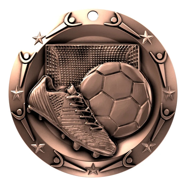 3'' World Class Soccer Medal