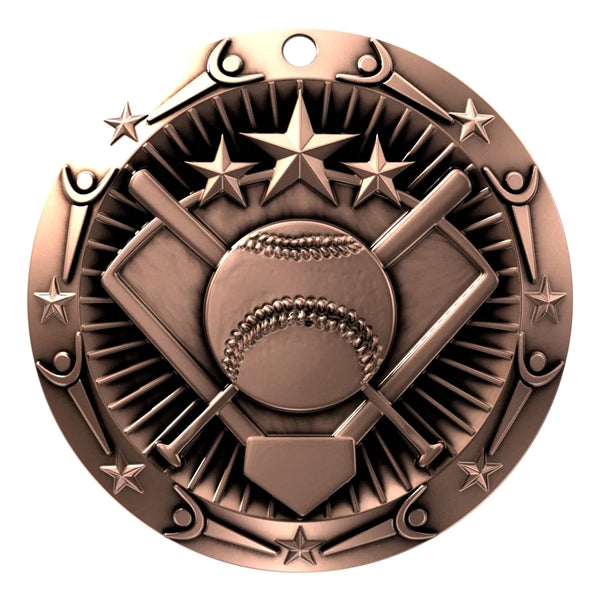 3'' World Class Softball Medallion