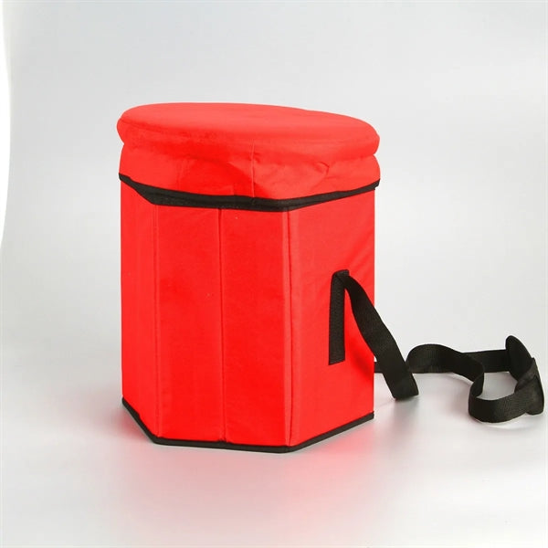 Unique Custom Hexagon Seat Logo Cooler Bag