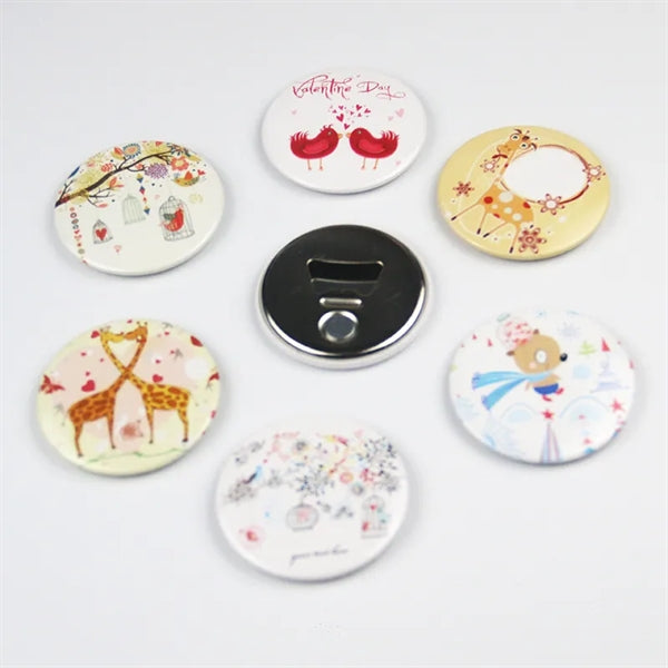 58mm Button Bottle Opener with Magnet