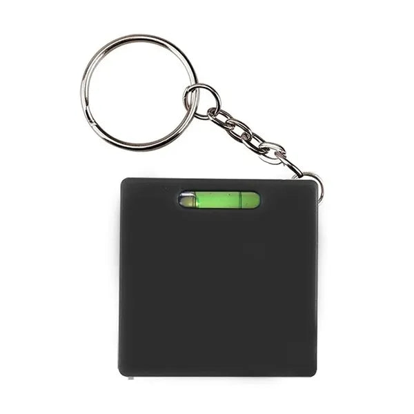 Square Tape Measure With Level Keychains