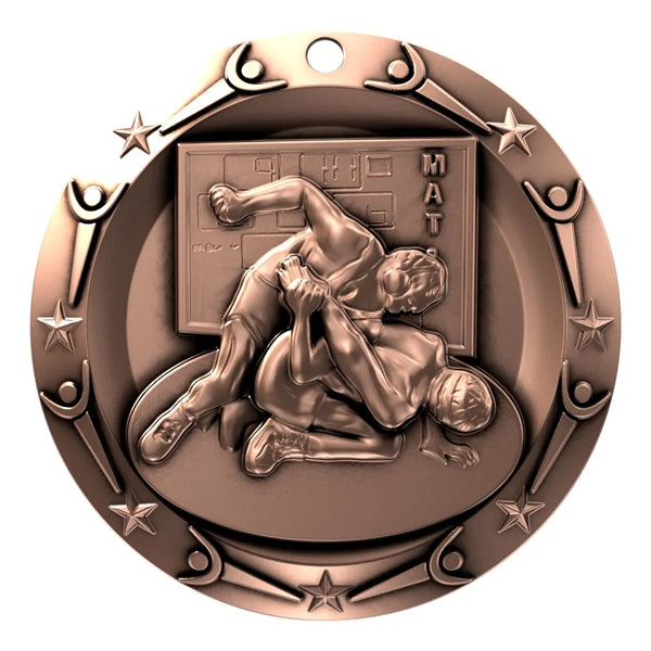 3'' World Class Wrestling Medallion
