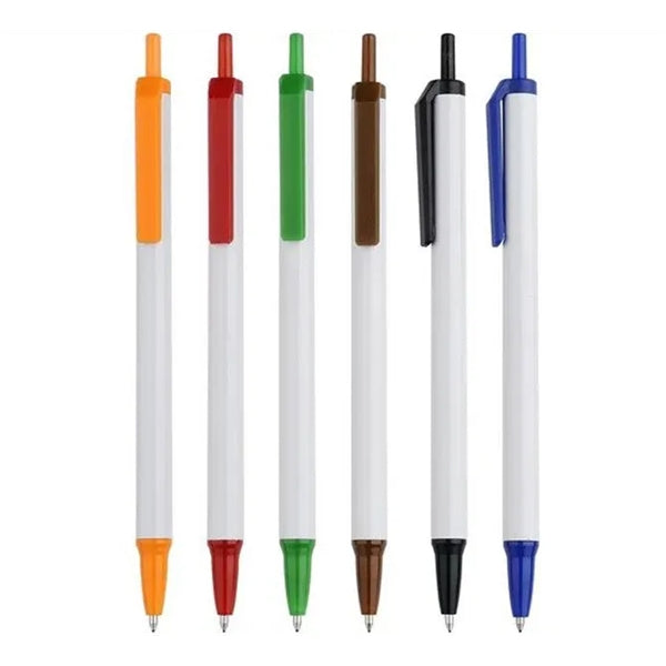 Classic Plastic Retractable Ball Point Pens