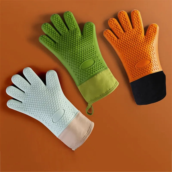 Silicone Heat Resistant Microwave Oven Gloves For Baking