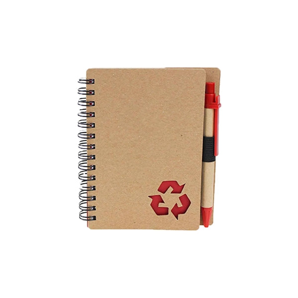 Eco-Inspired Hardcover Notebook & Pen