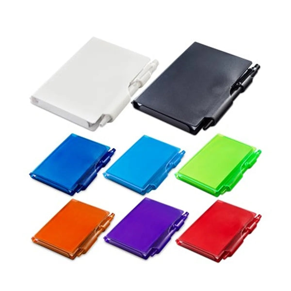 Plastic Case Jotter Pad With Pen