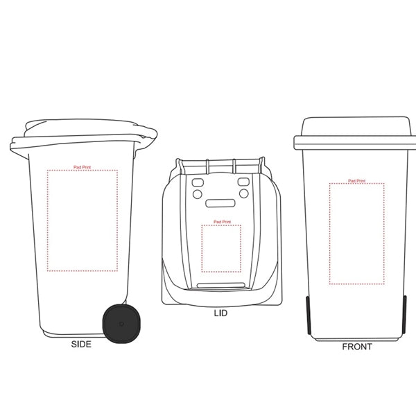 Mini Desk Trash Bin Can with Lid Pen Holder