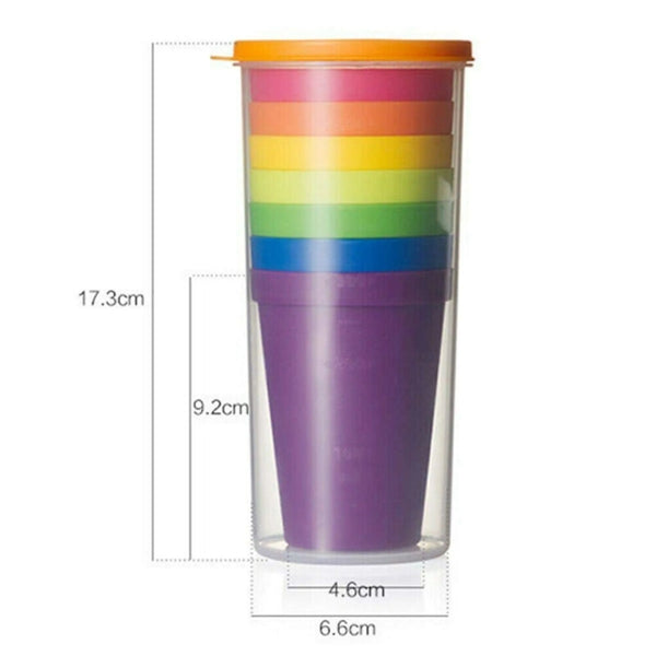 Rainbow Cups Set