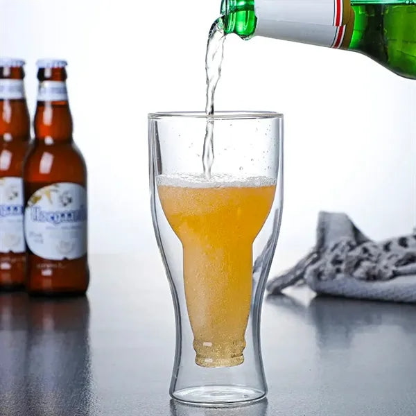 Double Walled Beer Glass