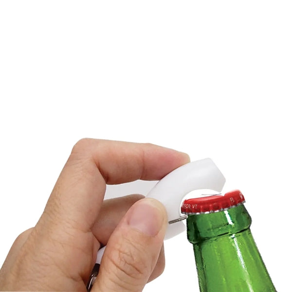 Bowling Pin Bottle Opener Keychain