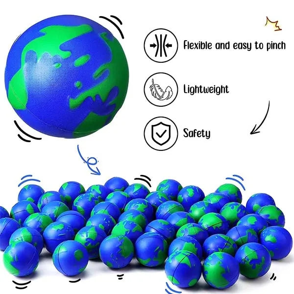 Earth Squeeze Toys World Globe Stress Ball