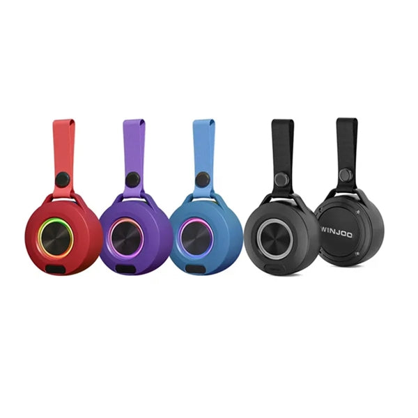 Outdoor Portable Waterproof Wireless Speaker With LED Lamp