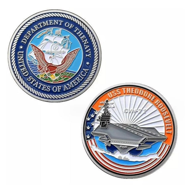1 3/4" Custom Challenge Coin Double Sided Cast Zinc Alloy