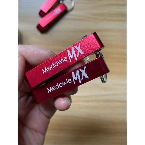Multicolor Aluminum Bottle Opener Keychain