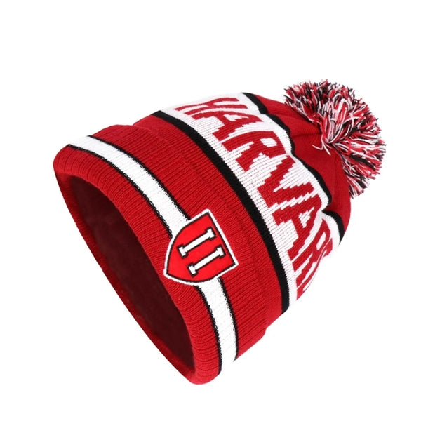Tri-Tone Pom Beanie